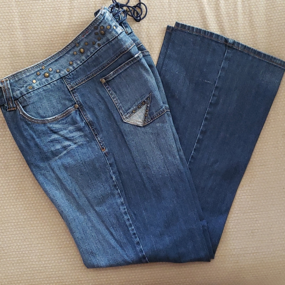 Delicious Curves by MUDD jeans with tie back/studs